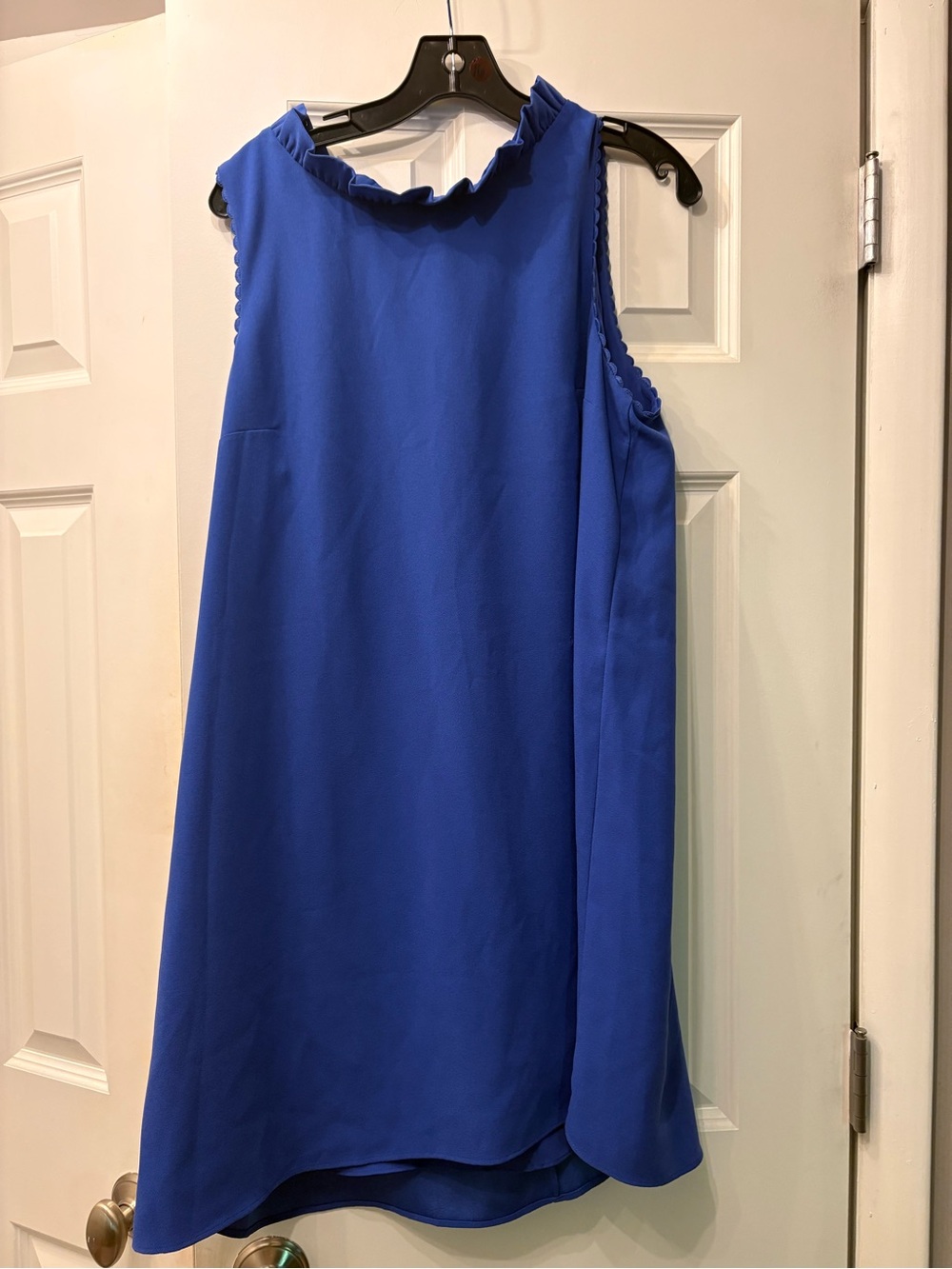 Lilly Pulitzer women’s Royal Blue Ruffle Neck Dress